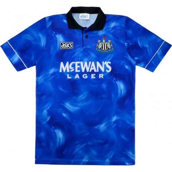 Heimtrikot Thailand Newcastle United Retro 1993 1995 Blau Günstige Fußballtrikots